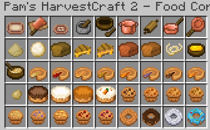 料理＆農業MOD「Pam’s HarvestCraft2」で使用できるアイテム１