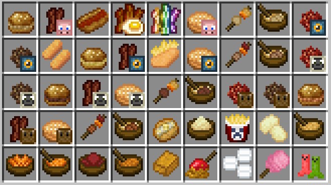 料理＆農業MOD「Pam’s HarvestCraft2」で使用できるアイテム４