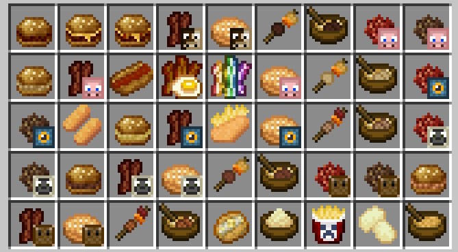 料理＆農業MOD「Pam’s HarvestCraft2」