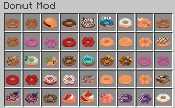 料理＆農業MOD「Donut and Mochi」