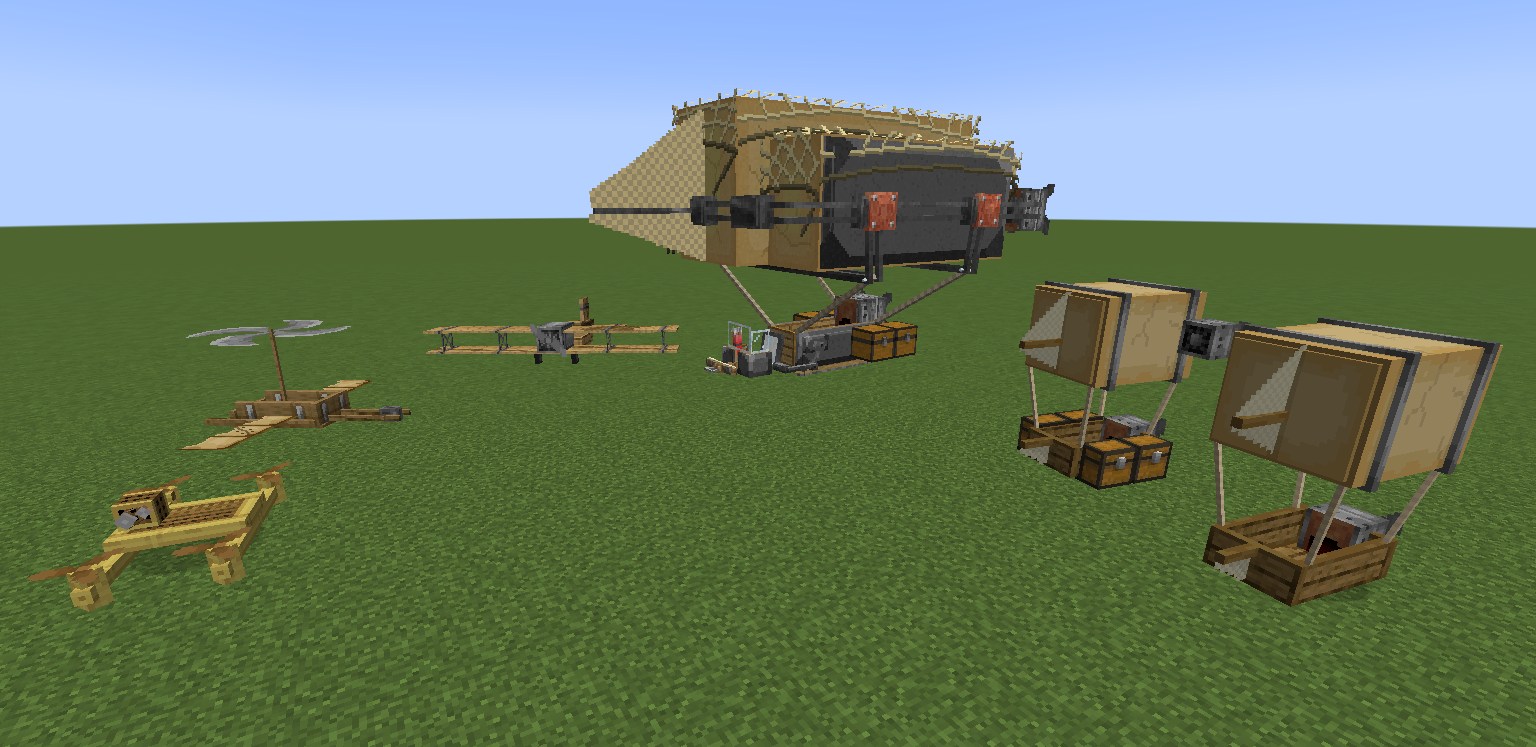 マイクラの飛行機MOD