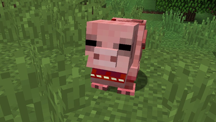 感染した豚のモブ