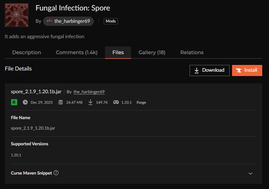 「Install」をクリック