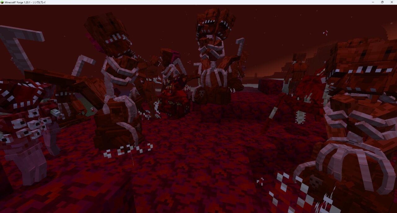 寄生虫MOD「The Flesh That Hates」の様子