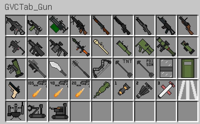 ゲリラMOD「GVCReversion2」の武器やアイテム①