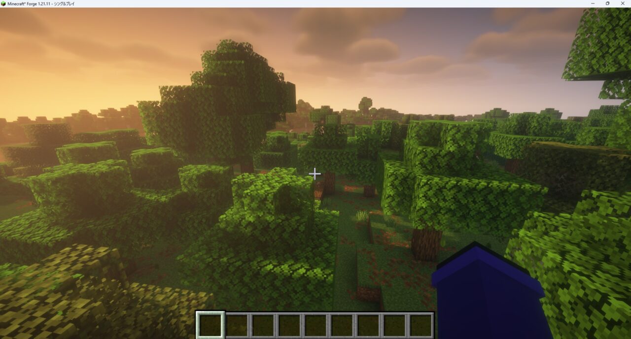 影MOD「Sildur's Vibrant shaders」の情景