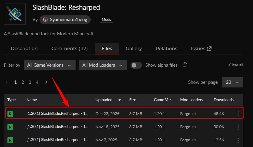 抜刀剣MOD「SlashBlade: Resharped」1