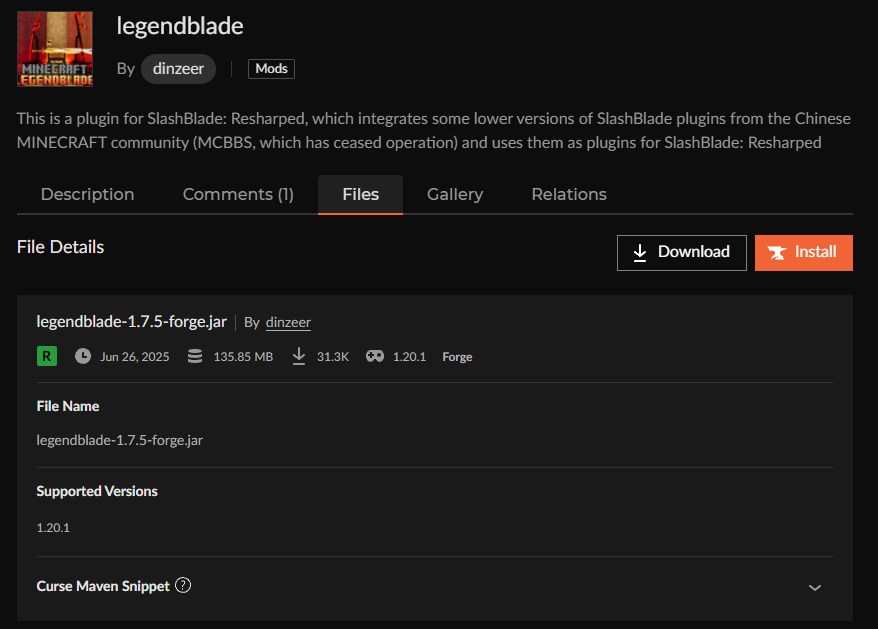 抜刀剣MOD「LegendBlade」2