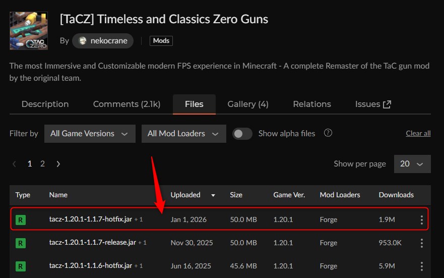 銃MOD「Timeless and Classics Zero(TaCZ)」の入れ方1