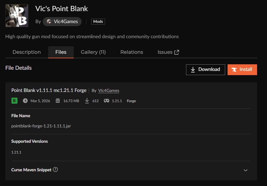 銃MOD「Vic's Point Blank」の入れ方2