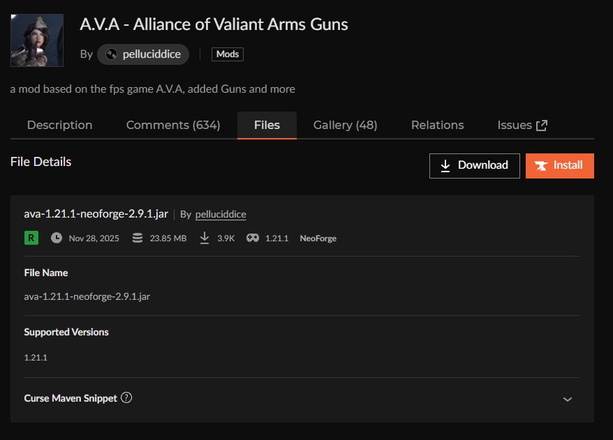 銃MOD「A.V.A - Alliance of Valiant Arms Guns」の入れ方2