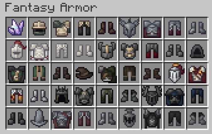 防具追加MOD「Fantasy Armor」の防具1