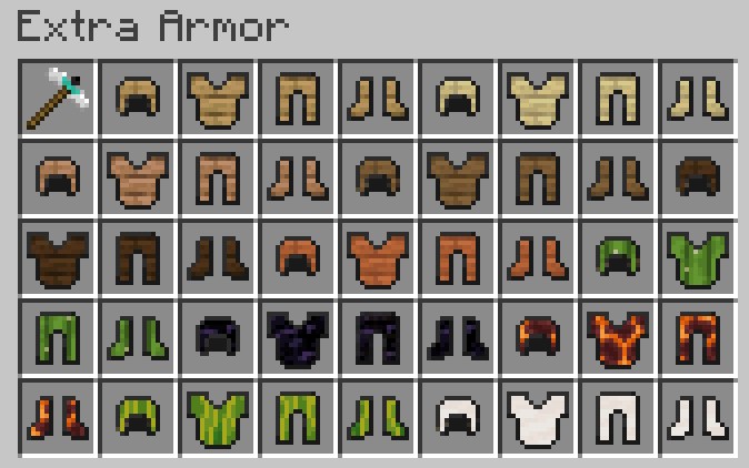 防具追加MOD「Extra Armor」の防具1