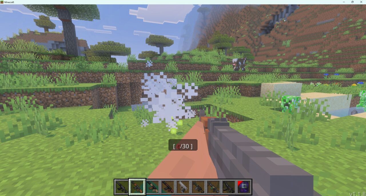 【マイクラ統合版】銃アドオン「Aplok Guns」