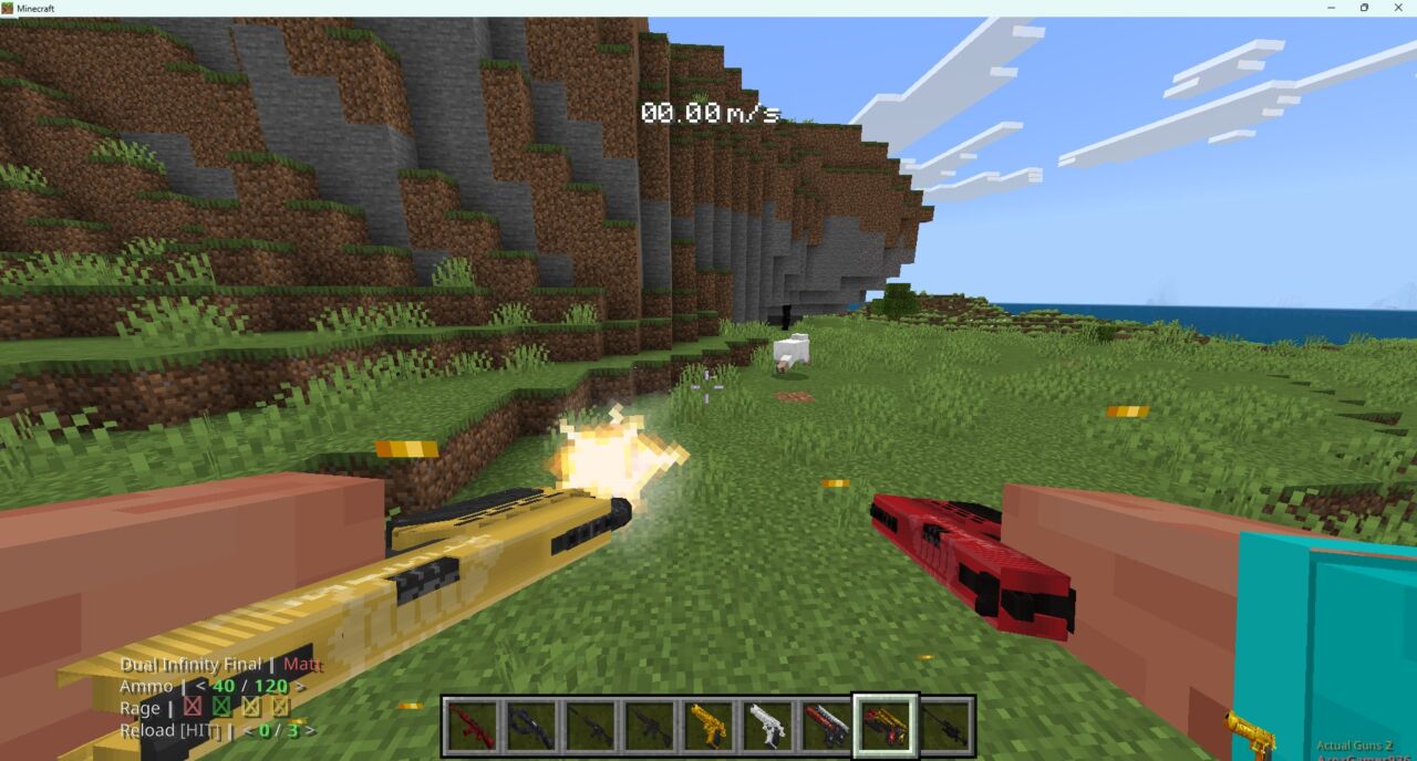 マイクラの銃アドオン