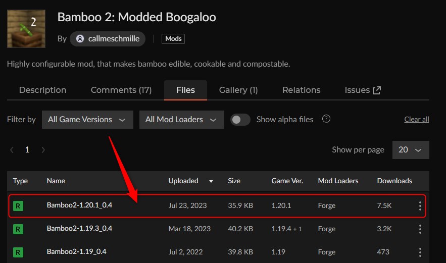 竹MOD「Bamboo 2: Modded Boogaloo」の入れ方1