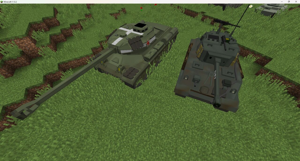 【マイクラ】戦車MOD「WW2 Pack for Flan's Mod」