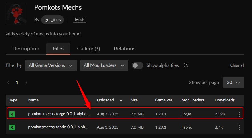ロボットMOD「Pomkots Mechs」の入れ方1