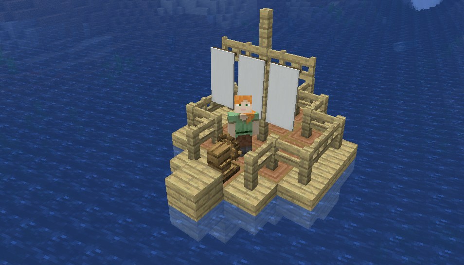 【マイクラ】船MOD「Eureka! Ships! for Valkyrien Skies」