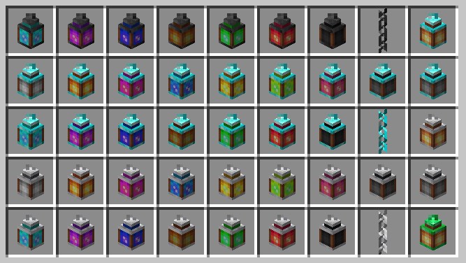 街灯MOD「Additional Lanterns」のアイテム3