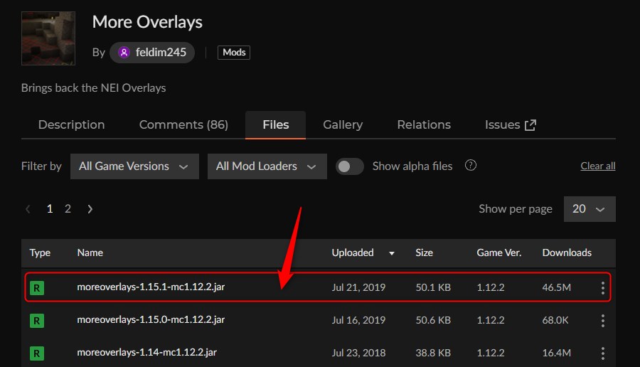 湧き潰しMOD「More Overlays」の入れ方1