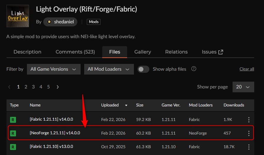 湧き潰しMOD「Light Overlay」の入れ方1