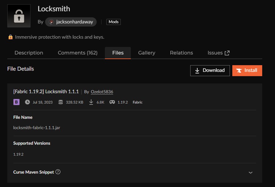 セキュリティMOD「Locksmith」の入れ方2