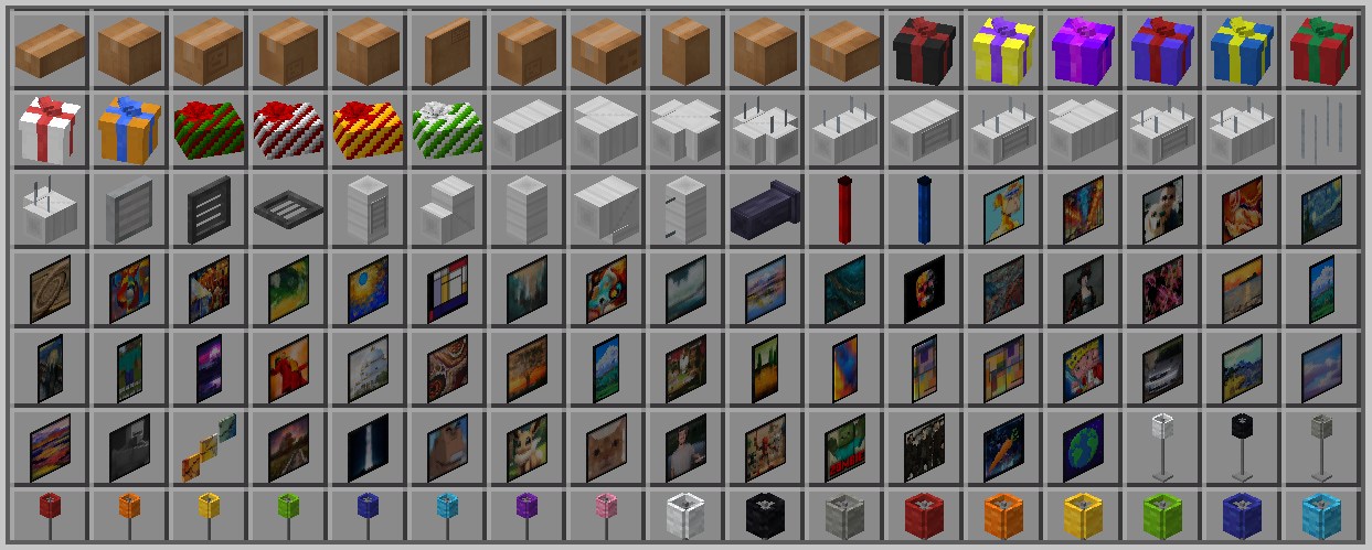 家具アドオン「Modern Furniture(+750 BLOCKS)」の家具1