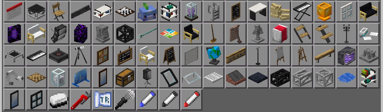 家具アドオン「Modern Furniture(+750 BLOCKS)」の家具5