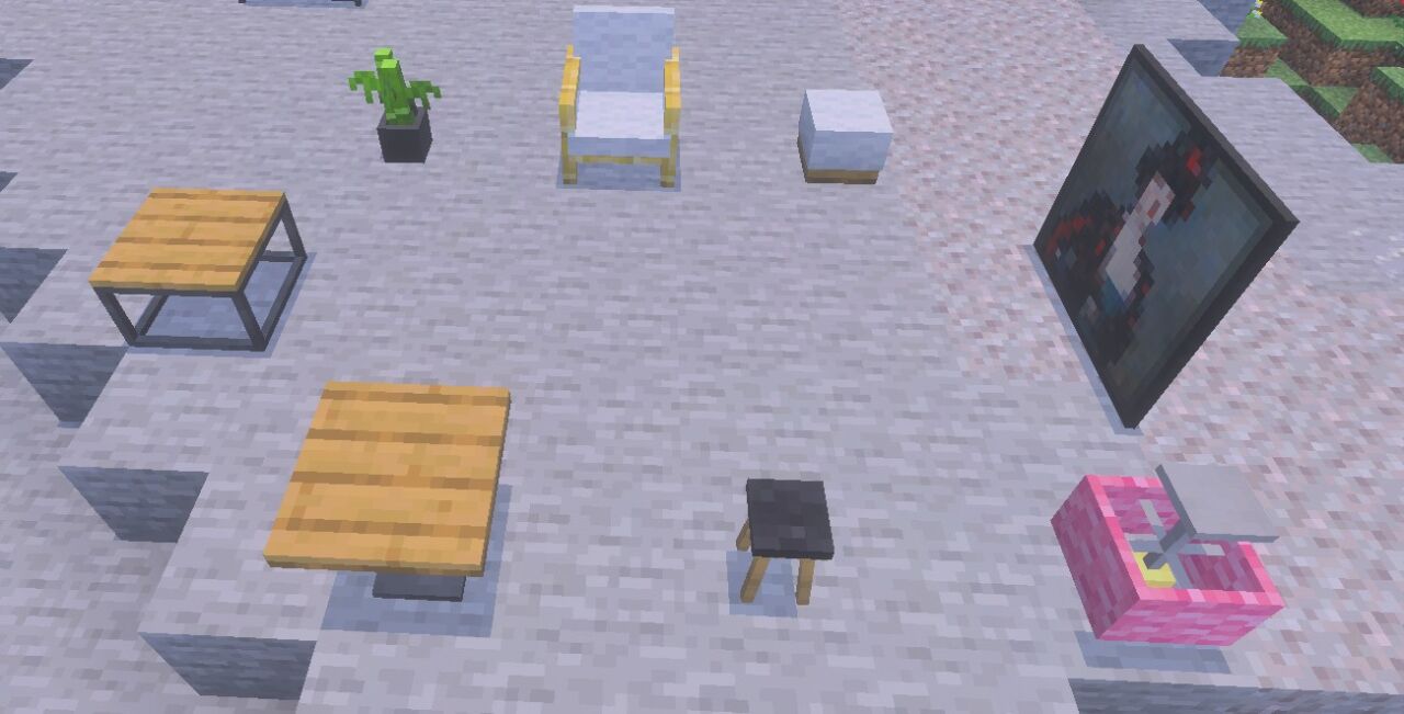 家具アドオン「Modern Furniture(+750 BLOCKS)」の家具6