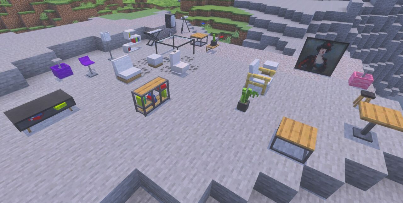 家具アドオン「Modern Furniture(+750 BLOCKS)」の家具7