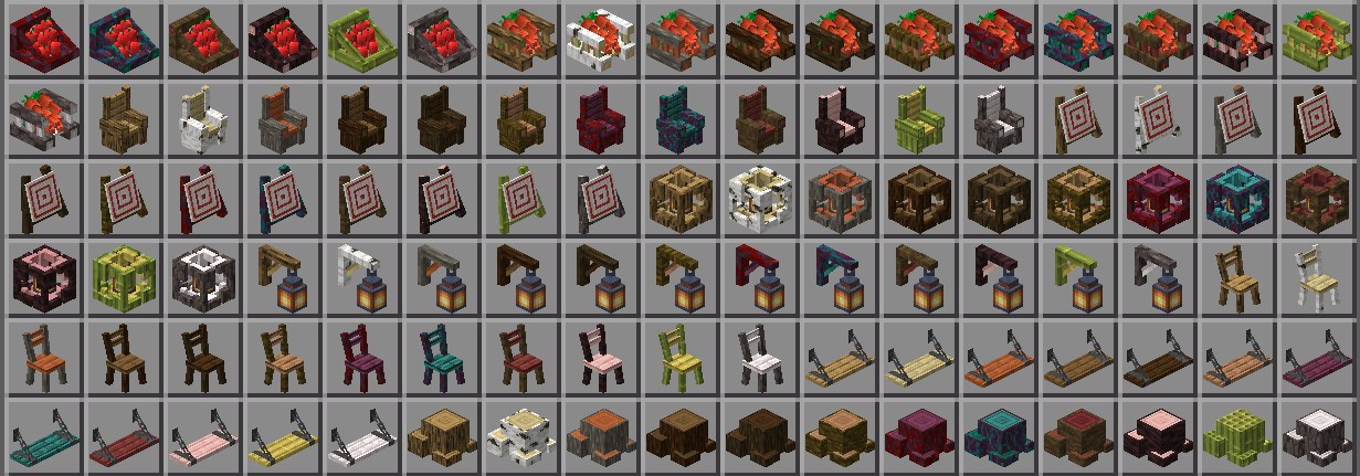 家具アドオン「Feudal Furniture(+800 BLOCKS)」の家具7