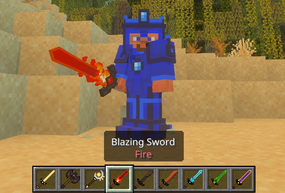 【マイクラ統合版】武器アドオン「Mystic Weapon」