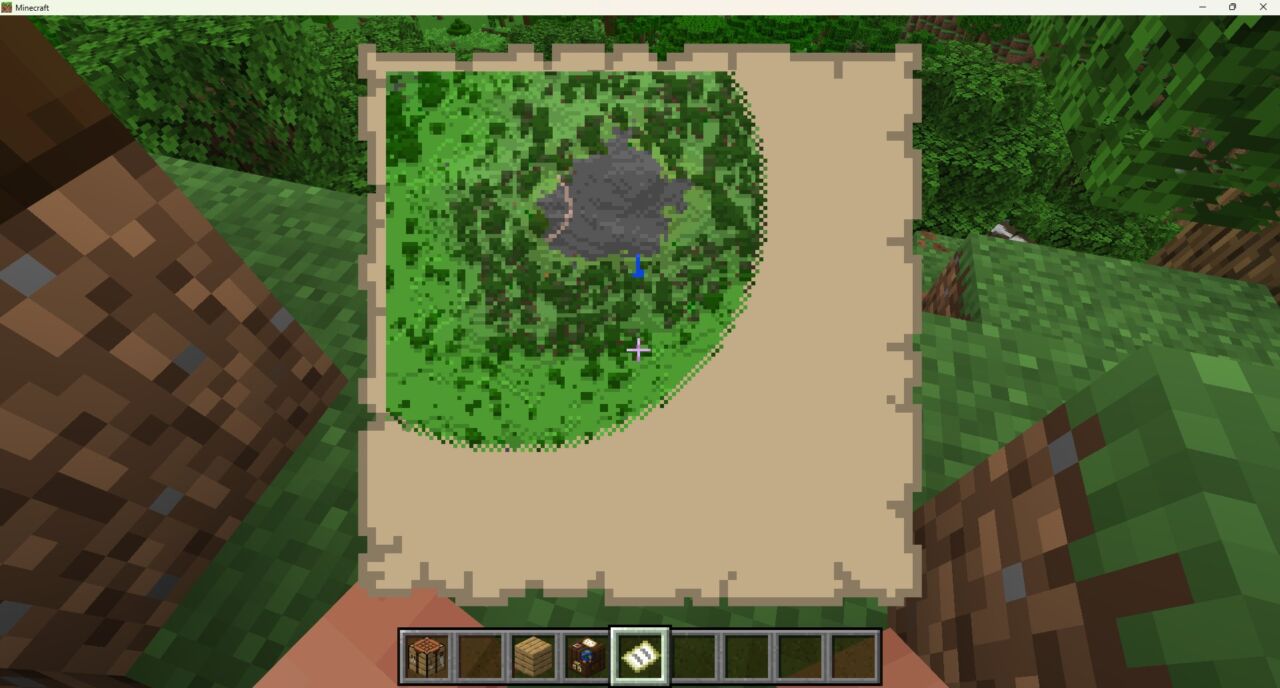 製図台で地図を拡張する手順3