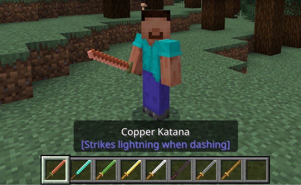 【マイクラ統合版】抜刀剣アドオン「The Katana Addon!」