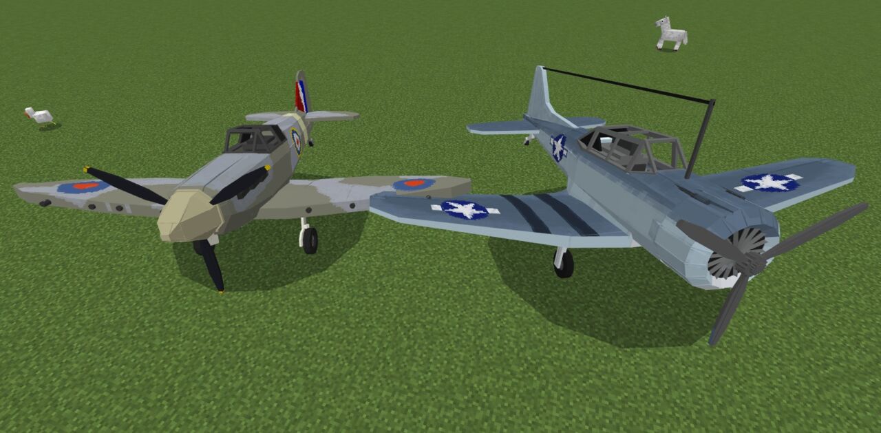 飛行機アドオン「WW2 War Planes」の飛行機1