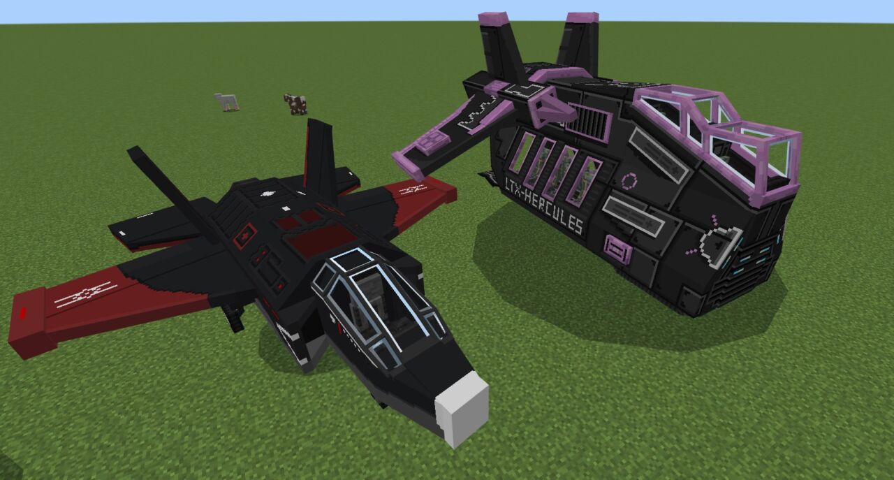 飛行機アドオン「FlyerWork Vanilla Aircraft & Plane Addon」の飛行機1