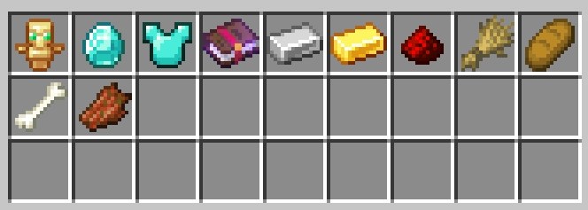 【マイクラ】森の洋館のチェスト報酬一覧