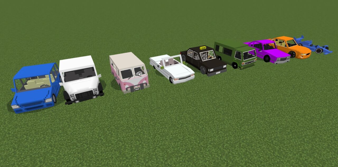 【マイクラ統合版】車アドオン「Simple Vehicles Addon」