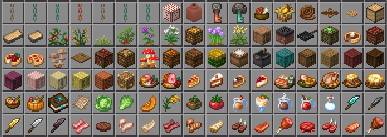 料理アドオン「Farmer's Delight Bedrock」の料理1