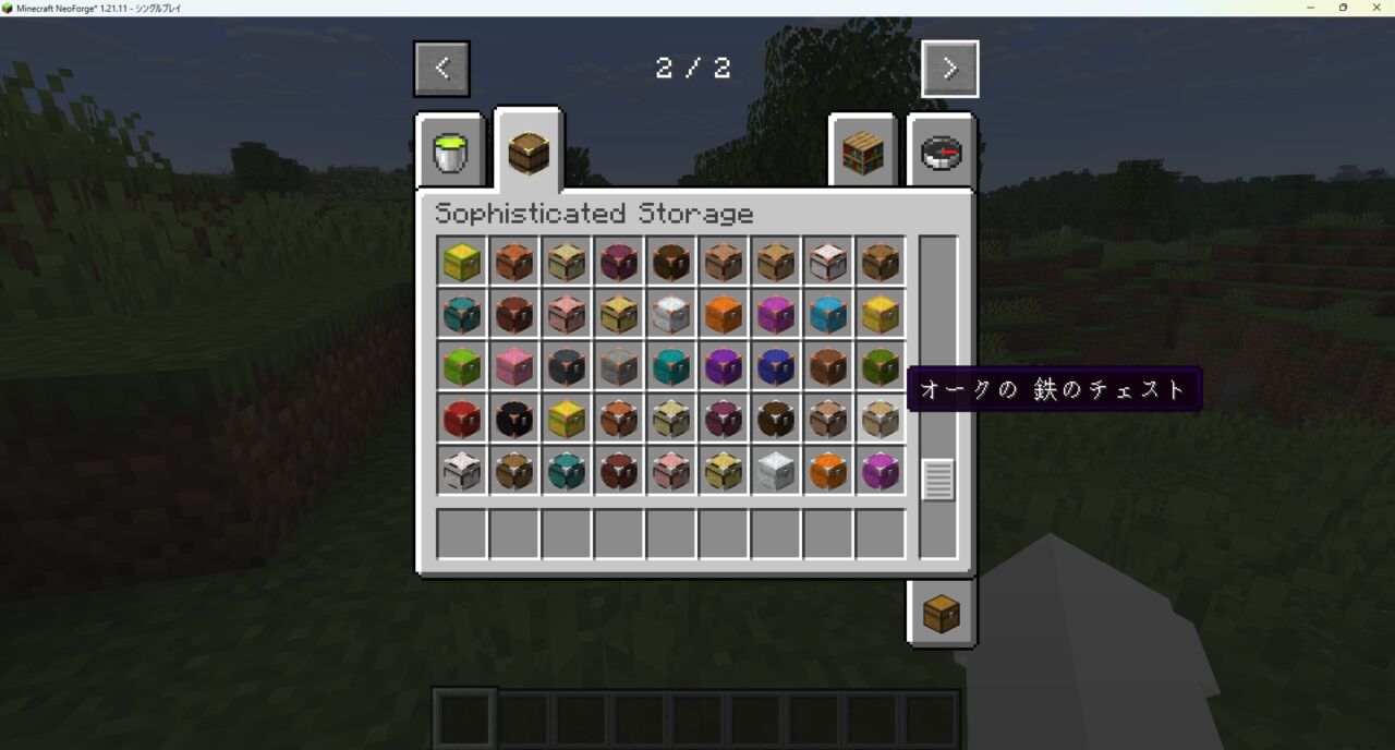 「Sophisticated Storage」の動作確認