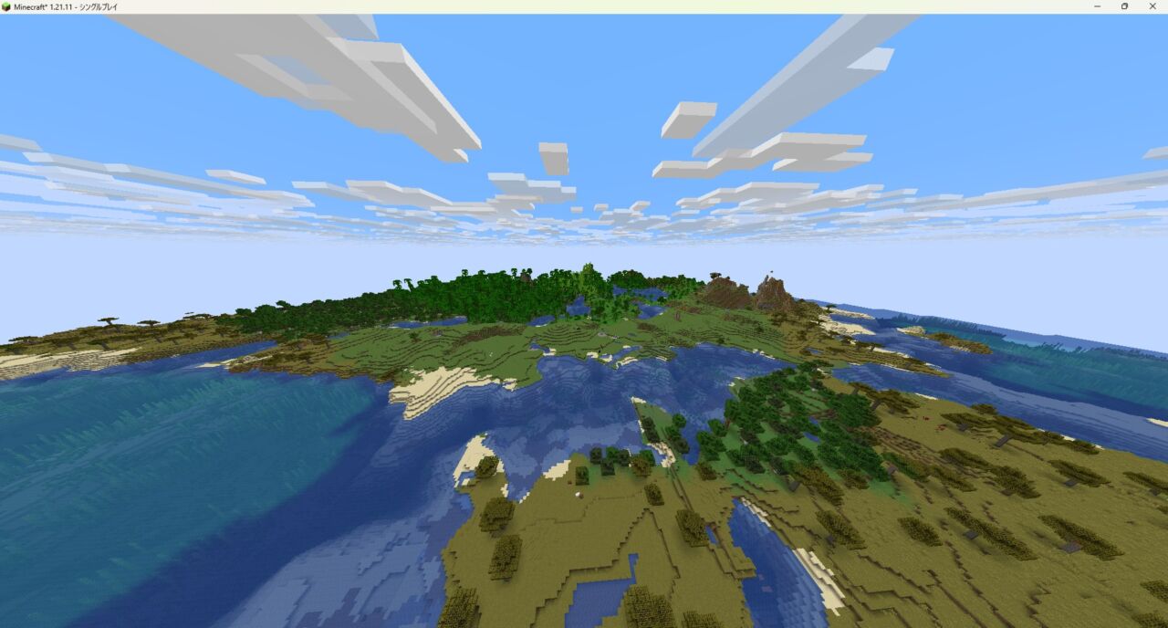 【マイクラ】描画距離MOD「Distant Horizons」2