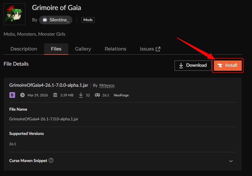 美少女MOD「Grimoire of Gaia」の入れ方2
