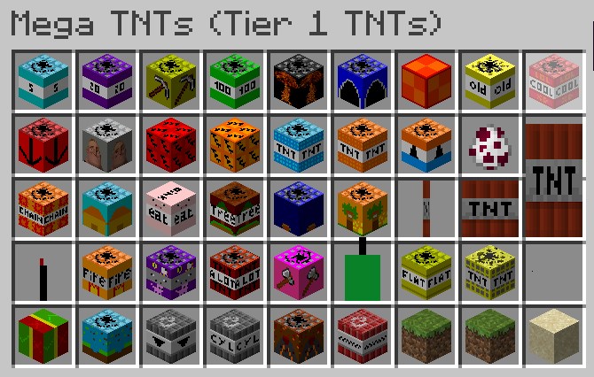 火薬MOD「Mega TNT Mod」の特徴1