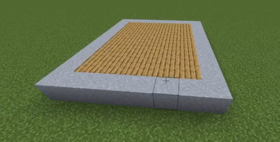 マイクラ現代建築！2階建てモダンハウスの作り方：土台