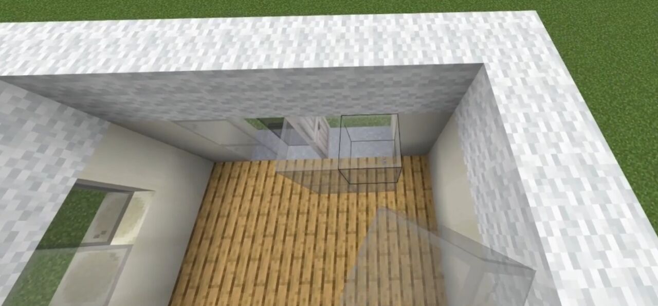 マイクラ現代建築！2階建てモダンハウスの作り方：立体窓①