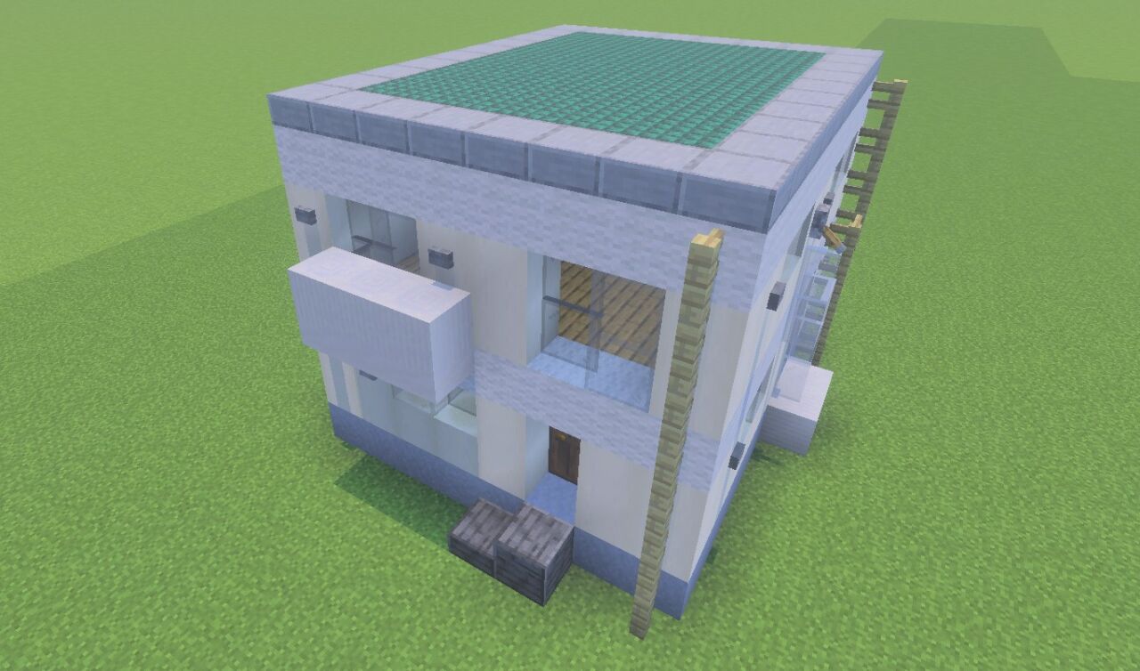 マイクラで作るおしゃれなモダンハウス2