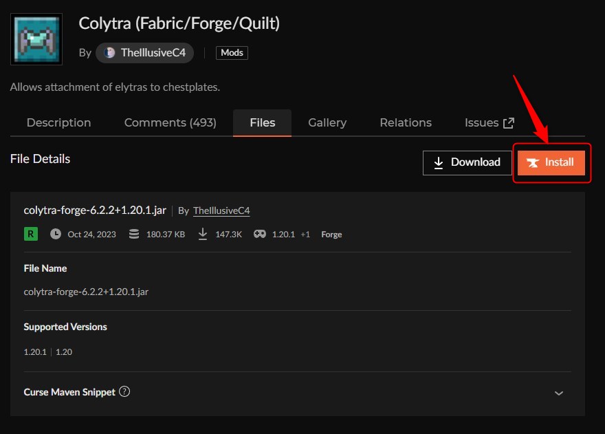 エリトラMOD「Colytra」の入れ方2