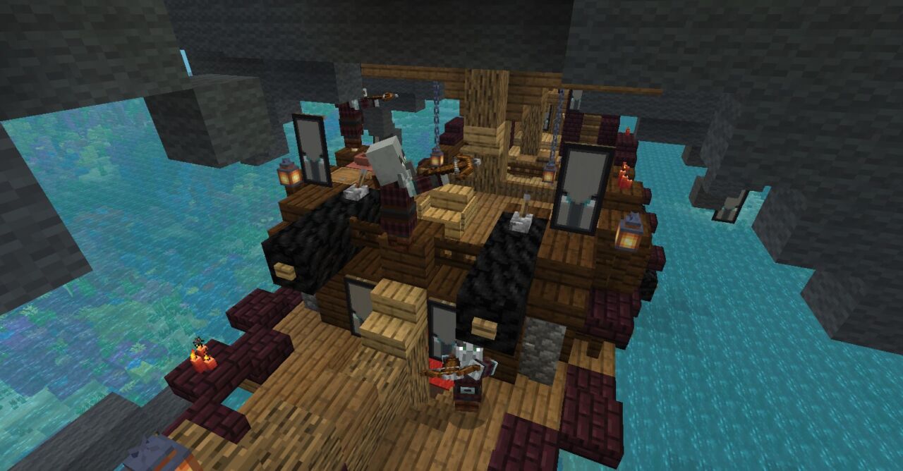 【マイクラ】戦艦MOD「Illager Warship」