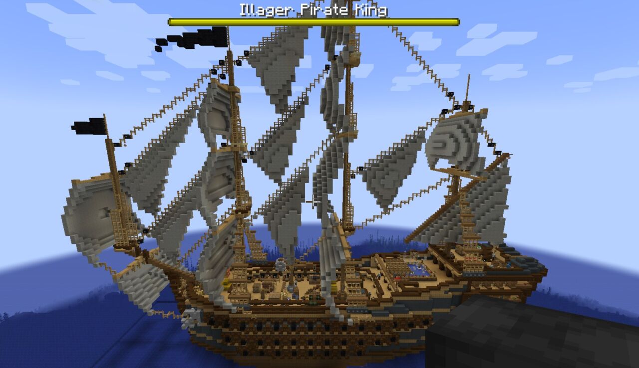 【マイクラ】戦艦MOD「Tax' Ocean Villager」